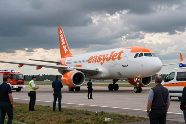 easyjet u22152 emergency germany